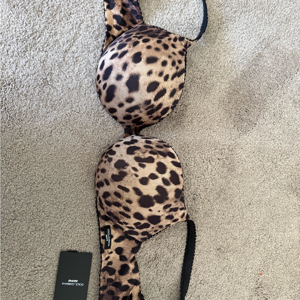 SKIMS Leopard Print Bra